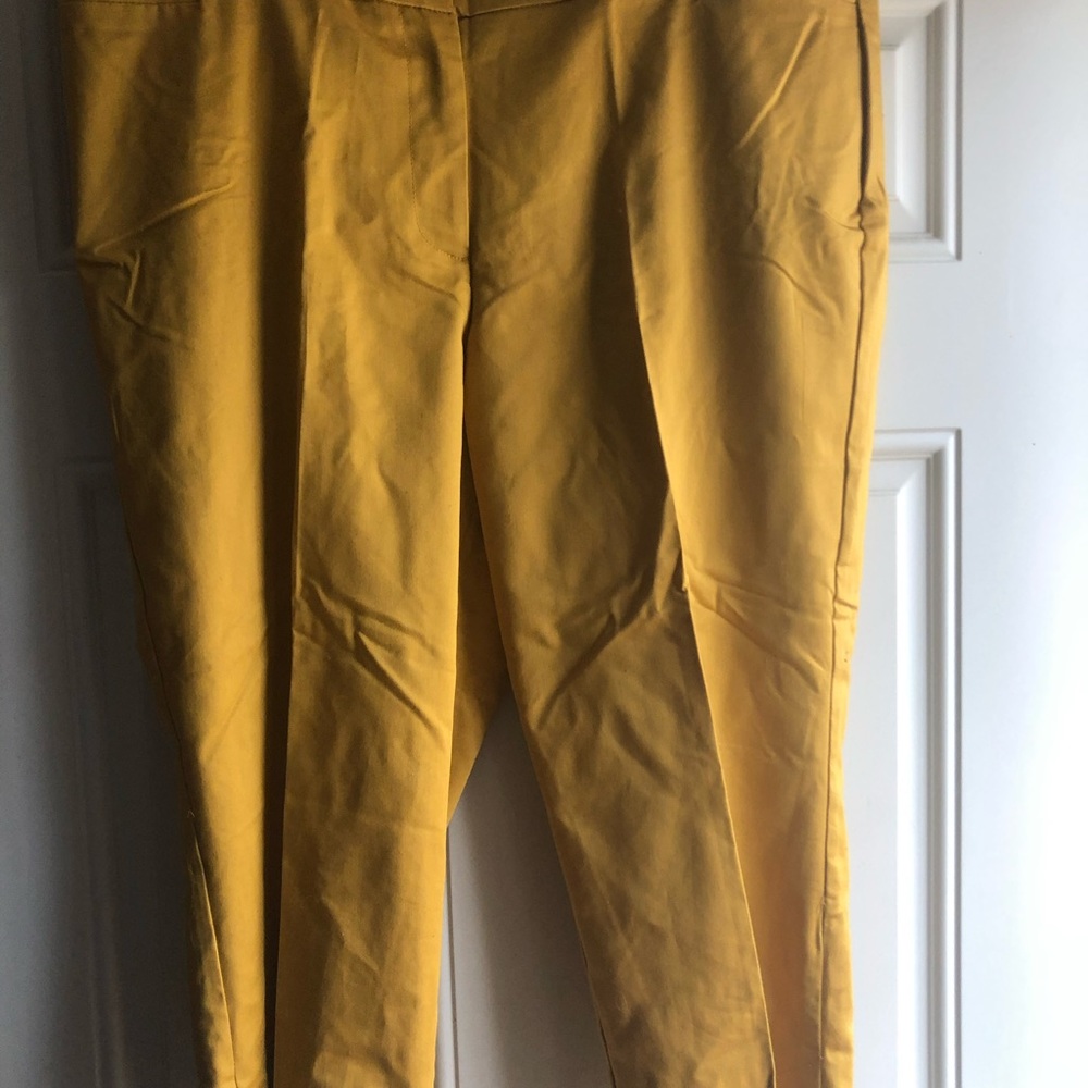 Counterparts Mustard Yellow Crop Pants. 16